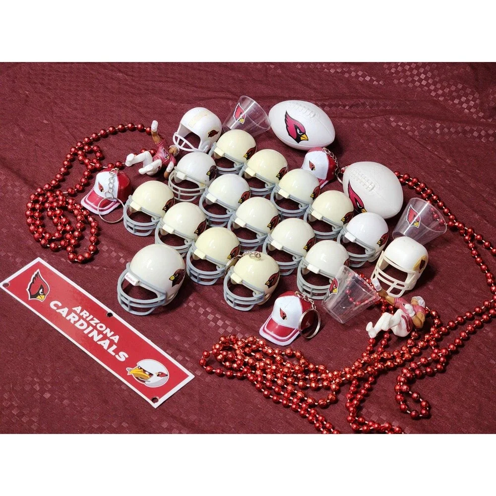 Arizona St. Louis Cardinals Mini NFL Football Helmet party Lot Of 28
